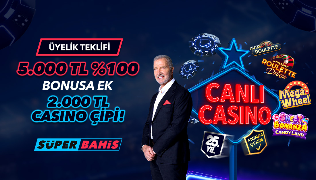 Süperbahis Canlı Casino Üyelik Bonusu Fırsat Dolu